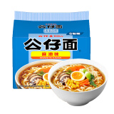 公仔面 麻油味方便面 5联包 480g 汤面早餐夜宵方便速食泡面