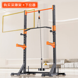 科瑞来男士健身家用深蹲架多功能举重床卧推架龙门架引体向上架综合训练 深蹲架+高位下拉