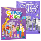 培生朗文super kids 6年级gold点读版教材 课本+练习册+APP帐号