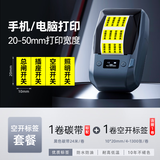 精臣B1/B31/M2通信线缆智能标签打印机机房网线光纤光缆工程移动电信P刀型尾签手持便携蓝牙不干胶贴纸 M2机器+送1卷【空开】标签+1卷碳带