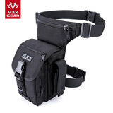 MAXGEAR机动腰包男 军迷多功能包户外休闲运动骑行腿包 黑色