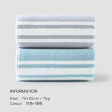 无印良品A类抗菌珊瑚绒毛巾超细纤维加厚柔软吸水不易掉毛速干洗脸洗澡 升级10A抗菌【灰色+蓝色】2条