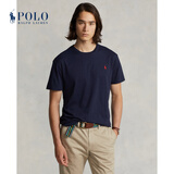 Polo Ralph Lauren 拉夫劳伦 男装 定制修身版型棉质短袖T恤RL11503 410-海军蓝 L