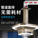 韩强麻将灯棋牌室吸烟空气净化器灯直排式外排吸烟灯无耗材吸烟灯 豪华版（145瓦）香槟金 暗装