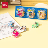 得力（deli） 票夹夹子零食夹卡通书签夹子IP正版蜡笔小新卡通夹LB401