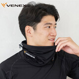 威耐可适（VENEX）羽生结弦同款日本休养脖套两用头戴围脖放松保暖户外运动冬季防寒 黑色
