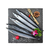 纯色本味 冷冻精品秋刀鱼300g/袋
