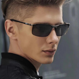 美泰龙新款高清偏光变色太阳镜男夜视镜开车专用眼镜钓鱼墨镜 3066黑色镜片(日用型)