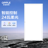 欧普（OPPLE） 集成吊顶led 铝扣板天花板格栅平板灯嵌入式厨房灯厨卫灯 铂朗Ⅲ智控RA95调光调色24瓦铝框 防潮防锈抗油污