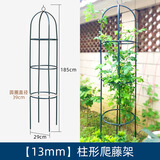 水生田 爬藤架攀爬支架月季葡萄蔷薇庭院花园铁线莲室外拱形拱门花架 13mm柱形爬藤架 特大