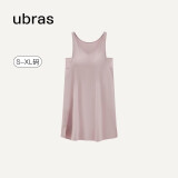 ubras【特卖】云棉背心裙女睡衣女连衣裙透气睡裙家居服 【经典款】兰花烟色-带杯 S