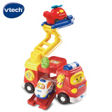 伟易达（Vtech）儿童玩具车 神奇轨道车大消防车 音乐手推小车滑行汽车男女孩礼物