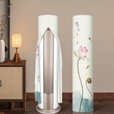 家工场空调罩防尘罩圆柱形柜机中式格力美的海尔空调罩立式开机不取通用 映日荷花 开机不取】3P适高180cm及以上