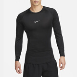 耐克（NIKE） 男装2025新款秋季跑步健身撸铁紧身衣长袖短袖T恤打底裤长裤短裤 Dri-FIT/单件上装/建议拍大一码 L/175