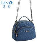 Frazzil/法姿女包迷你斜挎包夏季新品时尚链条小布包逛街单肩潮包 1115 1115墨蓝压花