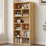 酷林书架落地简约书柜简易多层置物架客厅卧室储物收纳柜子 6层原木色