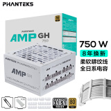 PHANTEKS追风者AMP GH金牌750W白色全模组电源(ATX3.1/原生PCI-E5.1/蟒纹线/理线梳/全日系电容/4090)