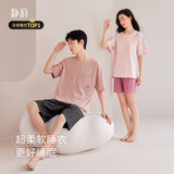 静韵【舒眠60】超柔软抑菌防螨睡衣女夏短袖家居服套装