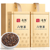 音朗 茶叶黑茶 广西六堡茶 2012年陈化十年窖藏陈香茶叶礼盒2罐共300g