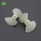 千水星 22mm尼龙船桨正反桨一对中学生手工制作船模玩具螺旋桨配件 正反桨（1对）