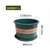 欧悟横纹花盆 仿陶瓷花盆树脂花盆花器加仑盆种子果树苗种菜盆 加仑盆
