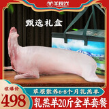 羊食光羊肉新鲜半只羊10斤羊后腿肉羔羊肋排冷冻火锅食材年货 全羊20斤