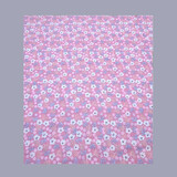 木阳森纯棉平纹纱布100%全棉斜纹包棉花棉絮被子衬布里布稀网布内胆布料 小花朵 一米【平纹加密布料】