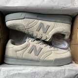 中新百伦伍兹中新百伦伍兹303板鞋男鞋女学生复古百搭耐磨透气休闲运动鞋 303灰色全皮 收藏下单另送鞋带 40