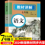 初中语文教材讲解 七年级上册 适用人民教育出版社人教版教材配套随堂笔记讲解辅导训练书 初一同步课本完全解读 课前预习课后复习