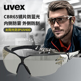 uvex护目镜超轻薄防冲击防风沙防尘运动打磨防护眼镜9198064