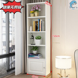 萌海豚 飘窗柜储物柜书桌书柜一体组合卧室小书架置物架窗台柜飘窗书架 五层无角柜(颜色备注)