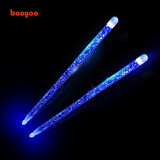 波悦（Booyoo）夜光专业架子鼓鼓棒实木木质胡桃木鼓棒儿童鼓槌成人发光荧闪鼓棒 5A星空闪光：蓝色