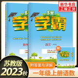 【科目自选】2024版 经纶小学学霸一年级上册下册语文数学 小学1一年级上册下册试卷测试卷 一年级上册语文数学 苏教版 定价79.6