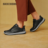 斯凯奇（Skechers）新年礼物男士皮鞋冬季商务男鞋高档休闲鞋软底通勤板鞋210835