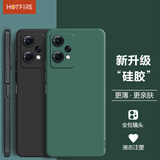 热火 适用oppok10x手机壳 oppo k10x保护套 镜头全包升级磨砂防摔男女款超薄硅胶简约个性-静夜黑