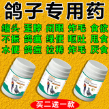 石佳鸽子专用药大全鸽药拉稀绿便水便歪头药鸽子常见病鸽瘟新城疫 鸽子百益安【1盒装】