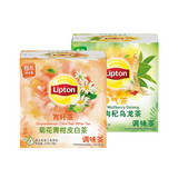 立顿日养花草茶包  人参胎菊茶红豆薏米蒲公英荷叶茶 菊花青柑+人参乌龙7包（42g）