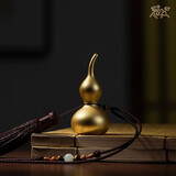 铜师傅 好运铜葫芦商务礼物工艺品车挂件小礼品纪念品商务礼品工艺礼品 大吉大利葫芦