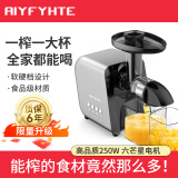 AIYFYHTE 艾霏特榨汁机汁渣分离原汁机家用小型多功能全自动果汁机榨蔬菜水果慢磨机 BP800灰色【250W双档专业慢榨】