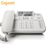 集怡嘉（Gigaset）原西门子 DA160系列电话机座机 固话电话 办公家用 大屏大按键 免电池 来电显示 集怡嘉DA260白色