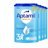 爱他美 德国爱他美Aptamil  HMO较大婴幼儿奶粉(原装进口)800g/罐 3段4罐装