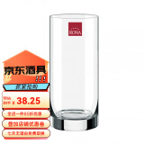 洛娜捷克进口RONA无铅水晶玻璃耐热水杯果汁牛奶杯玻璃水杯饮料杯 直身杯 440ml