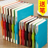 喜通（heeton） 软皮随身笔记本a5商务简约韩版小清新大学生记事本a6小号日记本加厚带笔手账本女 【小本】A6/50K—橙色