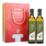 阿格利司（AGRIC）纯正橄榄油礼盒500ml*2 希腊原装进口 年货节团购福利礼盒 