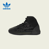 阿迪达斯 三叶草YEEZY童鞋黑色高帮椰子休闲鞋GX1318 UK2.5码35