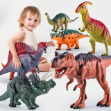 糖米儿童恐龙玩具仿真野生动物早教认知侏罗纪霸王龙3-6岁生日礼物