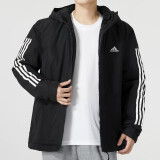 阿迪达斯男子 训练系列3S HOODED JKT棉服IP2537 A/L码