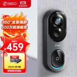 360可视门铃6Pro 500万像素家用监控智能门铃电子猫眼门铃摄像头无线wifi 变声对讲 远程查看无线门铃 【店长推荐】64G内存卡套餐 （500万像素）鱼眼可视门铃6Pro