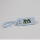 考试学生用迷你小挂表简约学习便携钥匙扣电子表创意数字电子时钟 淡蓝色Y02 12小时制
