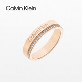 Calvin Klein【刘些宁同款】CK满天星男女款戒指镶钻情侣对戒35000202E